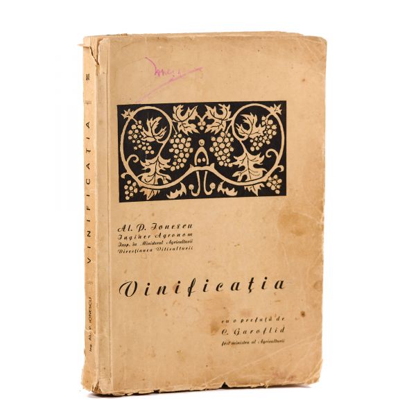 Al. P. Ionescu, Vinificația, cu amplă dedicație olografă
