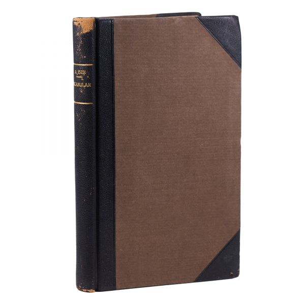 Andreas Iser, Vocabular românesc-nemțesc, 1850