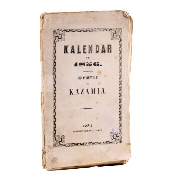 Calendar pe anul 1856, colligat cu Almanah pentru români