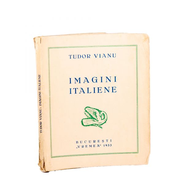 Tudor Vianu, Imagini italiene, 1933, cu dedicație pentru Petre Comarnescu