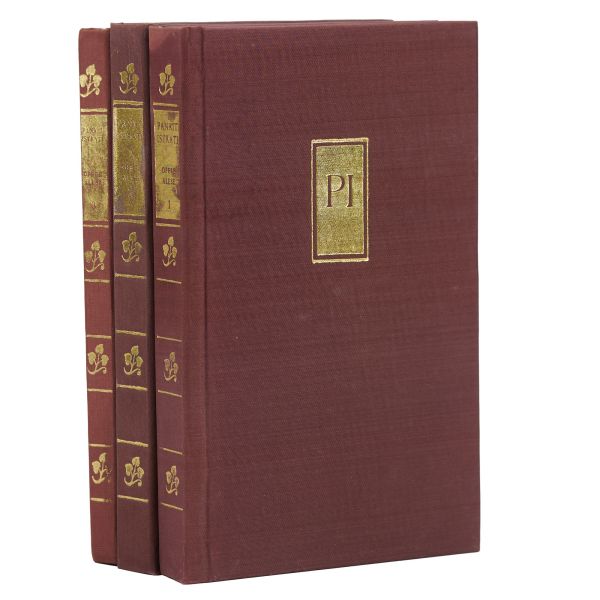 Panait Istrati, Opere alese, 3 volume, cu dedicația lui Eugen Barbu pentru Valeriu Anania