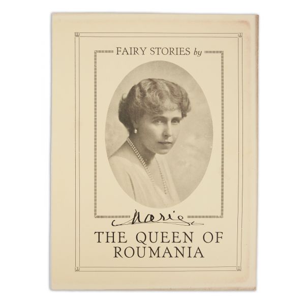Fairy Stories by Maria, the Queen of Roumania, broșură de carte