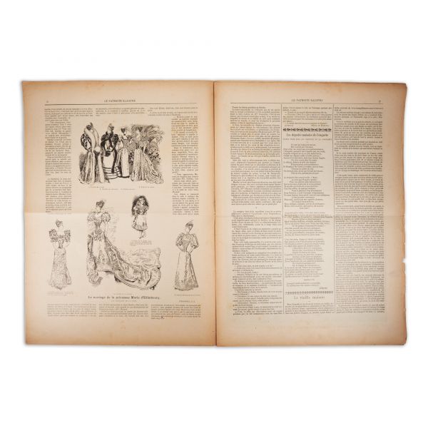 Publicația „Le patriote illustre”, 1883 - Nunta princiară din Sigmaringen