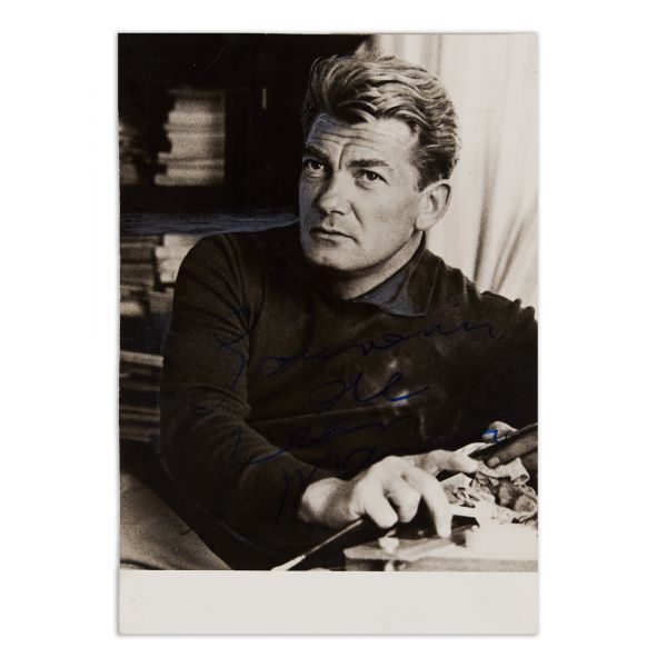 Jean Marais, fotografie de presă cu dedicație