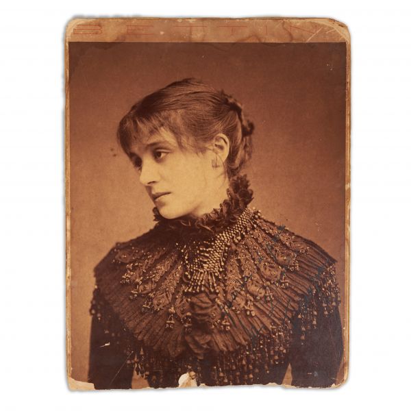 Eleonora Duse, fotografie de epocă, atelier Bettini