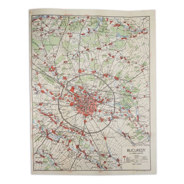Ghid oficial al Bucureștiului cu 20 hărți pentru orientare, 1934