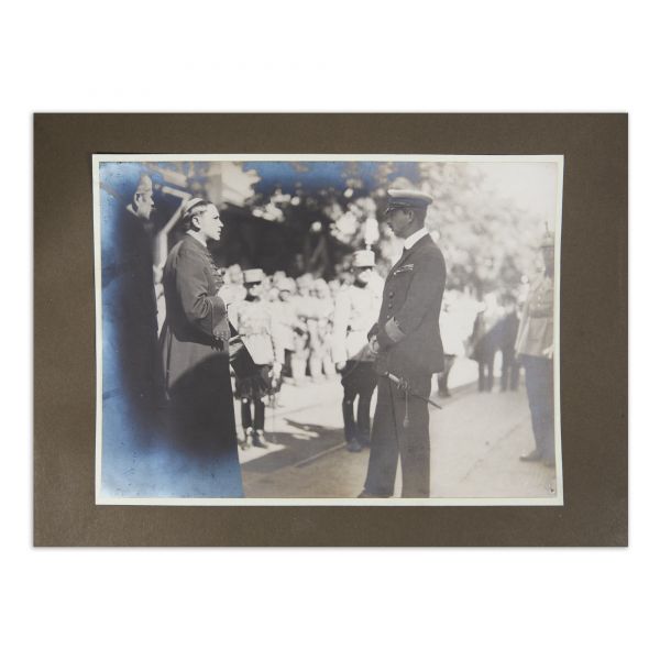 A.S.R. principele Carol la tirul de porumbei de la Gherla organizat de Iuliu Hossu, album fotografic, 1923