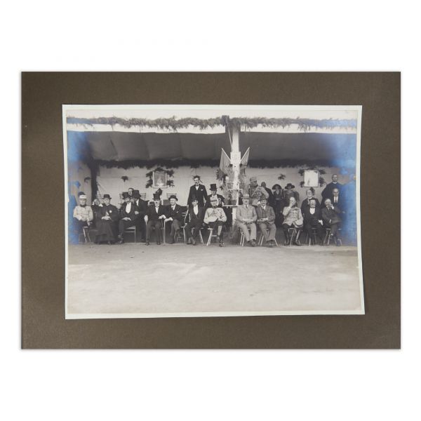 A.S.R. principele Carol la tirul de porumbei de la Gherla organizat de Iuliu Hossu, album fotografic, 1923