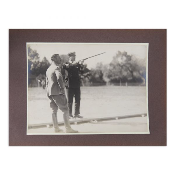 A.S.R. principele Carol la tirul de porumbei de la Gherla organizat de Iuliu Hossu, album fotografic, 1923