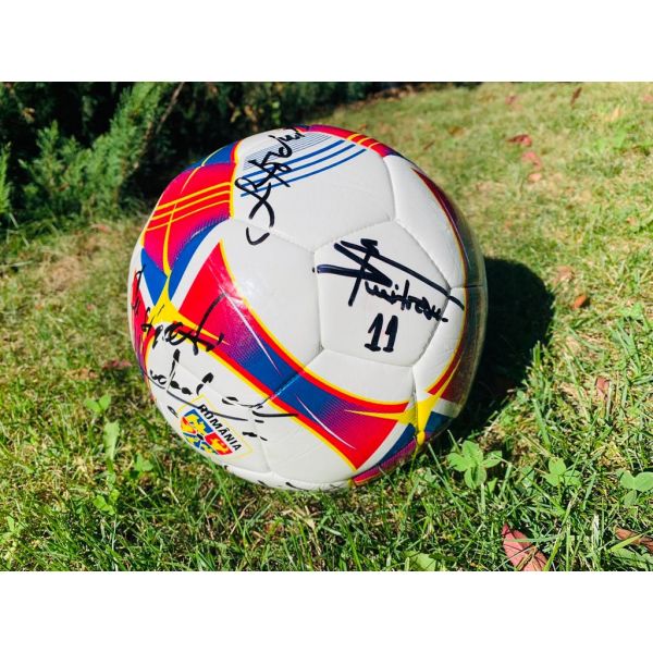 Minge oficiala de fotbal cu 10 autografe