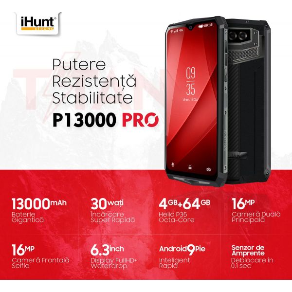 Telefonul cu cea mai puternică baterie din lume,  iHunt TITAN P13000 PRO