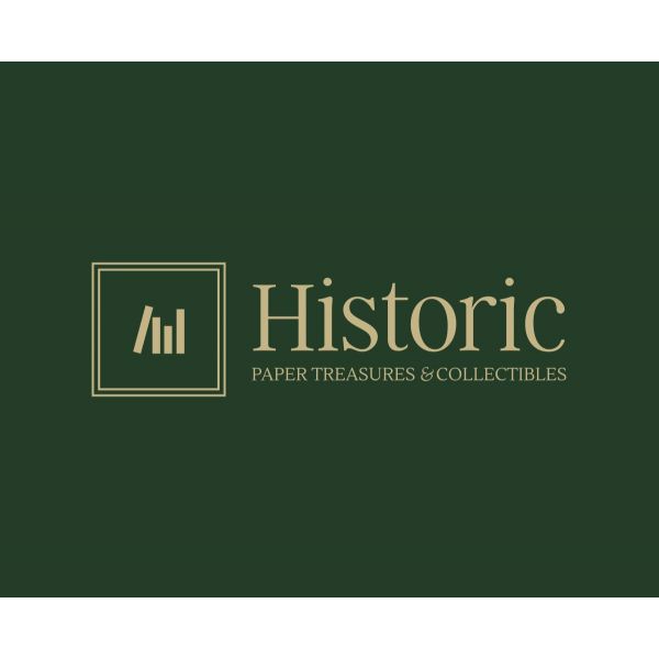 Regina Maria la Castelul Bran, carte poștală fotografică cu dedicație și semnatură