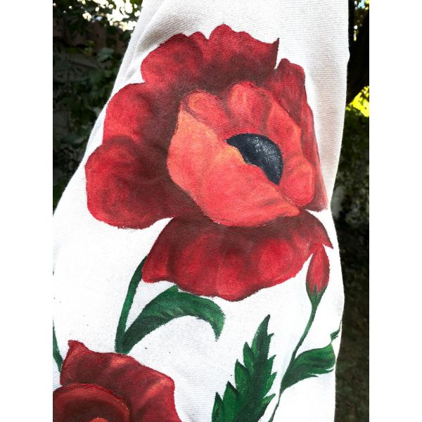 ȘAL DE LÂNĂ PICTAT MANUAL oferit de VISION OF TWO