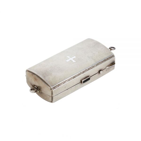 Minaudière din argint cu Crucea Reginei Maria, cca. 1935