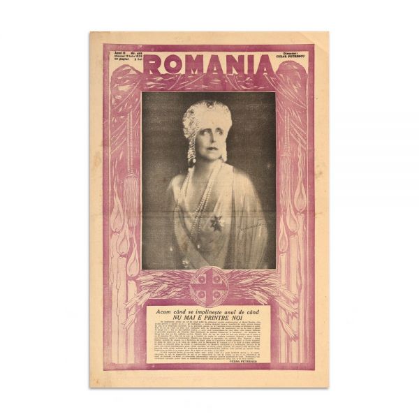 Publicația „România”, număr comemorativ dedicat Reginei Maria, 1939