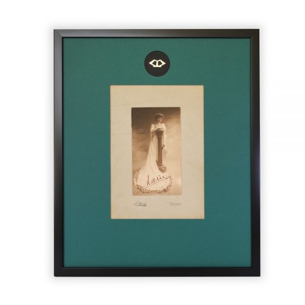 Principele Moștenitor Ferdinand și Principesa Maria, set de două fotografii cu dedicație și semnătură olografă, atelier F. Mandy