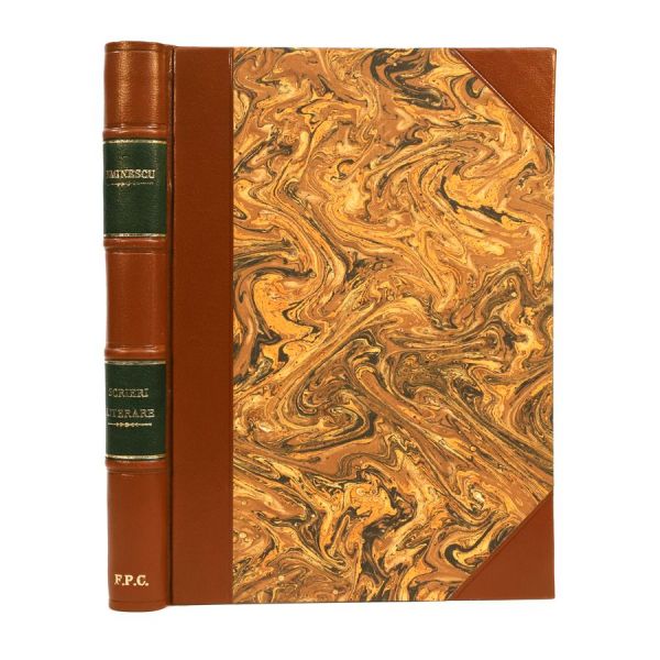 M. Eminescu, Scrieri literare, editate de D. Murărașu, cu dedicație olografă