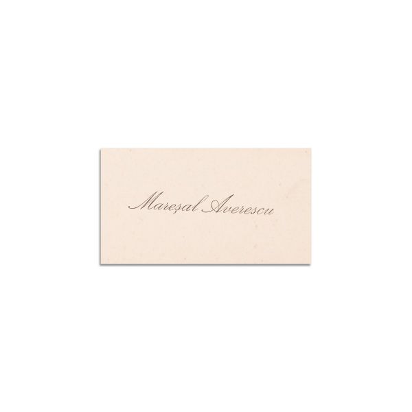 Mareșalul Al. Averescu, două fotografii tip carte poștală + carte de vizită