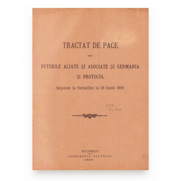 Tratatul de Pace între Puterile Aliate și Asociate și Germania, 28 iunie 1919
