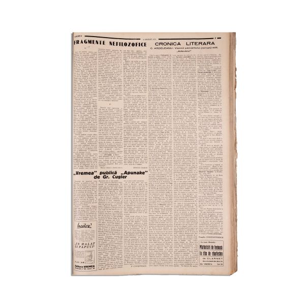 Revista „Vremea”, colecția anului VI, 1933, 50 de numere