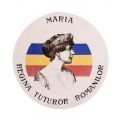 Trei farfurii din porțelan regele Ferdinand I, regina Maria și regele Mihai I, fabrica Sarreguemines 