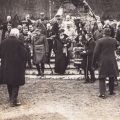 Regele Ferdinand și regina Maria la pomenirea eroilor în Soultzmatt, două fotografii de epocă, 9 aprilie 1924 