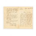 Constantin Mavrocordat, scrisoare olografă către Gh. Cantacuzino, 1906