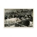 Vizita Regului Mihai în comuna Segarcea, două fotografii, 1941