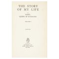 Marie Queen of Roumania, The Story of My Life, trei volume, cu semnătura reginei Maria