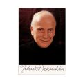 Yehudi Menuhin, fotografie semnată olograf + volum cu dedicație