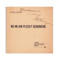 Elena Farago, Nu mi-am plecat genunchii, 1926, cu dedicație