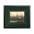 Regele Carol I alături de principele Ferdinand, fotografie din timpul unor manifestații militare, 28 noiembrie 1900