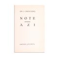 Ion I. Cantacuzino, Note pentru azi, 1934, exemplar numerotat, cu dedicație către Constantin G. Manu