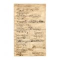 George Enescu, partitura-manuscris „Oedipe” + patru adnotări