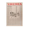Publicația „Vremea”, An VII, Nr. 323, 28 ianuarie 1934, cu articole de Mircea Eliade, Petru Comarnescu