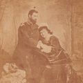 Domnitorul Carol al României și Elisabeta, fotografie de cabinet, atelier Hermann Leon 