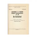 Constantin Noica, Comentarii la tratatul despre interpretare al lui Aristotel, 1971, cu dedicație olografă