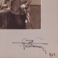 Prințul Wilhelm de Hohenzollern-Sigmaringen, fratele regelui Ferdinand I, fotografie de epocă semnată olograf, 1904 