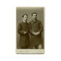 I. L. Caragiale și Petru Th. Missir, fotografie de epocă, atelier Nestor Heck