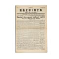 Publicația „Năzuința celor ce muncesc”, Anul I, Nr. 1, 6 decembrie 1933