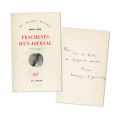 Mircea Eliade, Fragments d'un jurnal, 1972, 3 volume, cu dedicație