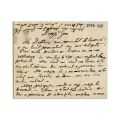 Sașa Pană, carte poștală către Geo Bogza, 2 februarie 1932 - piesă foarte rară