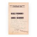 Regele Ferdinand I și Unirea Basarabiei, 1939, cu dedicație pentru Demir Apostolescu