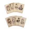 Personalități istorice, opt fotografii format carte-de-visite