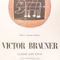 Victor Brauner, afișul expoziției Tableaux. céramiques originales, 1983