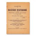 Eduard Baltzer, Carte de bucătărie vegetariană pentru prietenii vieții naturale