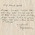 Ion Agârbiceanu, scrisoare olografă către domnul Apostol