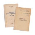 Dr. S. Țovaru, Problema școalei românești din Balcani, 1934, cu dedicația autorului
