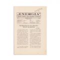 Publicația „Energia”, 1921, 8 numere