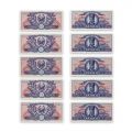 Cinci bancnote necirculate în valoare de 1000 lei din 18 iunie 1948